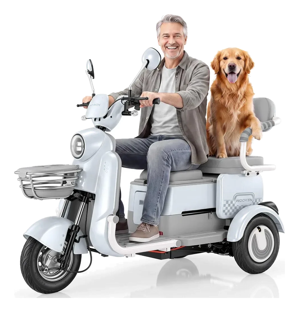 Wooken Electric Tricycle for Adults & Seniors